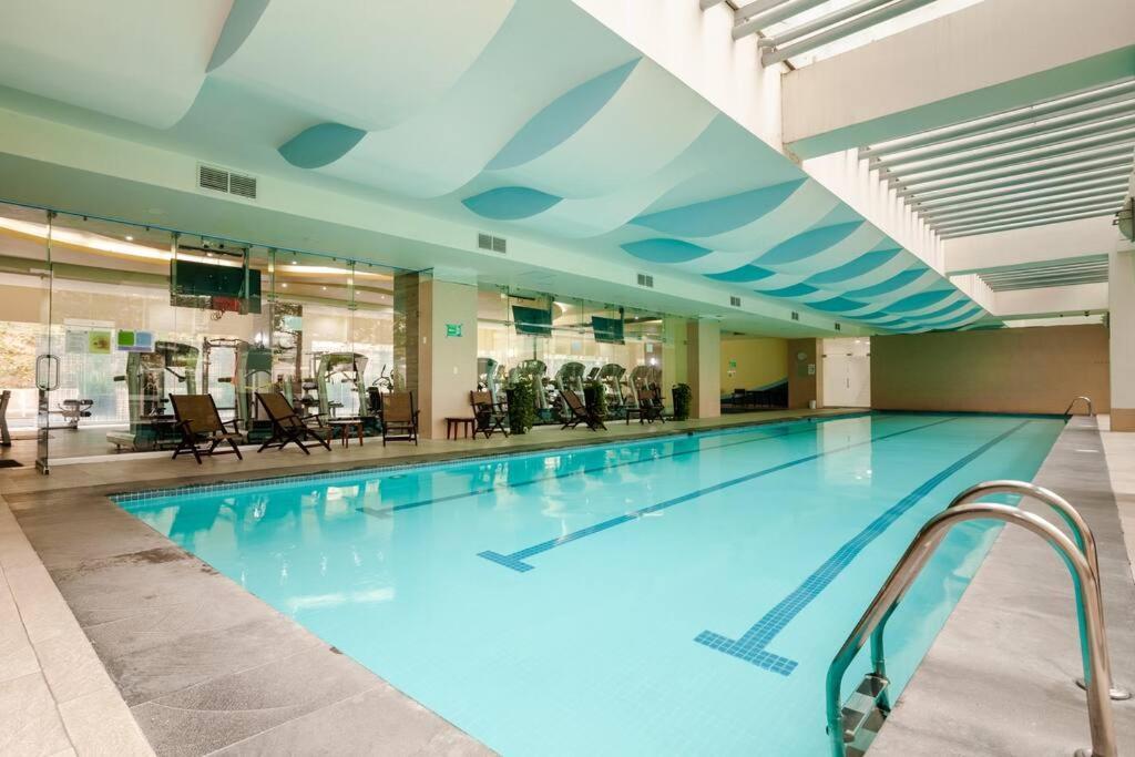 Beautiful Apartment In Polanco Area With Amenities Kota Meksiko Bagian luar foto